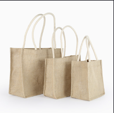 Premium natural jute shopping bags