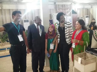 Alif International at an international event